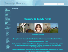 Tablet Screenshot of beautyhavenblackheathvillage.co.uk